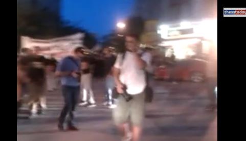 ΒΙΝΤΕΟ-Ένταση και οδοφράγματα στη Θεσσαλονίκη