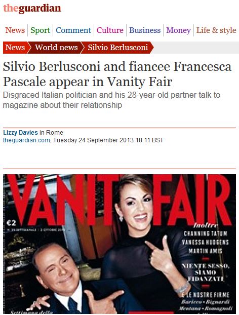 Ο Μπερλουσκόνι με την 28χρονη αρραβωνιαστικιά του