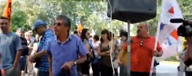 ΒΙΝΤΕΟ-Συνδικαλιστές πιάστηκαν στα χέρια