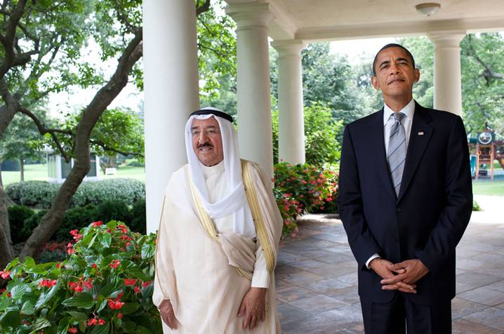 Ο εμίρης του Κουβέιτ στον Λευκό Οίκο