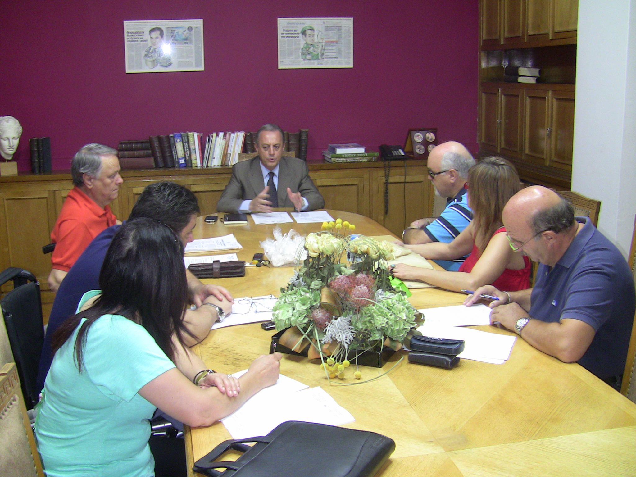 Συνάντηση Γεωργιάδη-Μπέζα