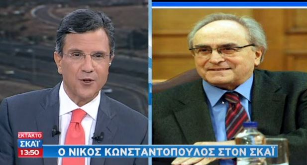 ΒΙΝΤΕΟ-Κωνσταντόπουλος:Πρέπει να πάμε σε εκλογές