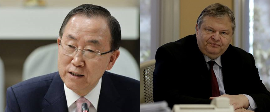 Αυτά είπαν Βενιζέλος και Μπαν Kι-μουν