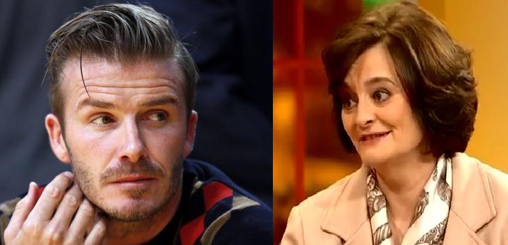 Ο Beckham ερωτευμένος με την Cherie Blair!