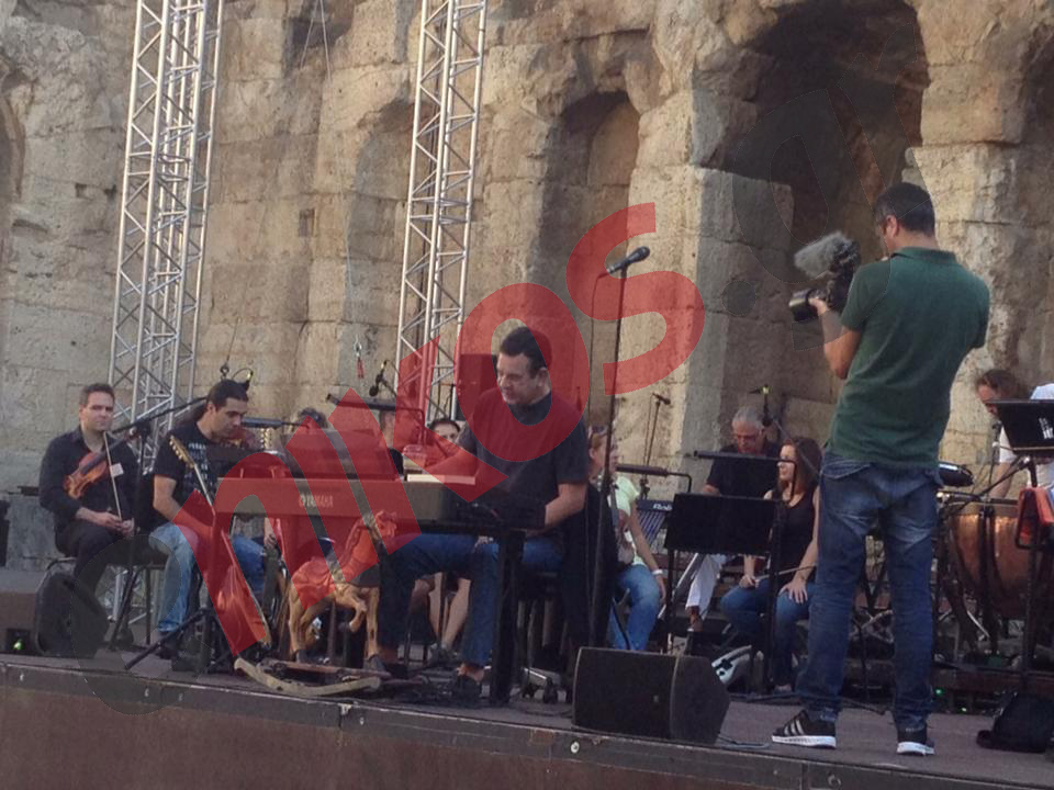 ΦΩΤΟ-Οι πρόβες του Σπανουδάκη στο Ηρώδειο