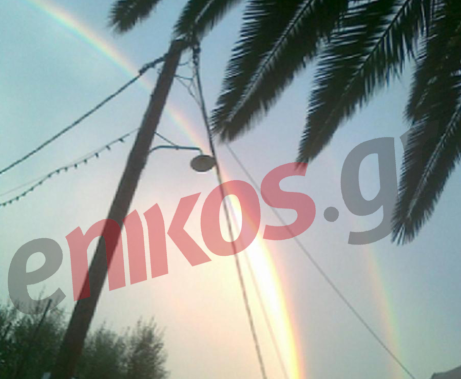 ΦΩΤΟ-Υπέροχο ουράνιο τόξο στην Κύθνο