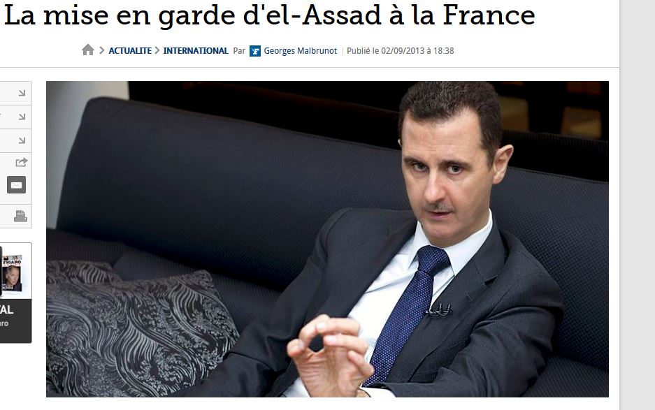 Συνέντευξη “φωτιά” του Άσαντ