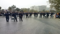 ΒΙΝΤΕΟ-Πορεία στο κέντρο της Θεσσαλονίκης