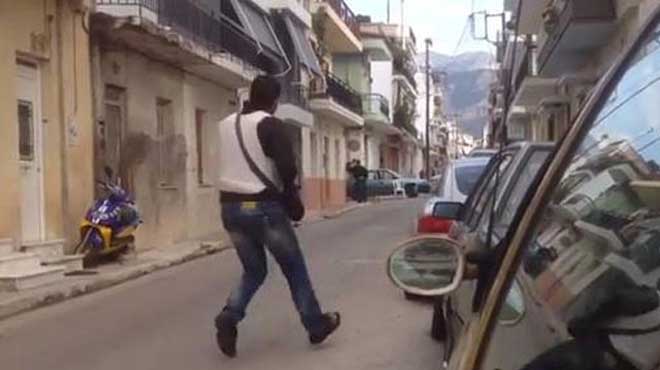 ΒΙΝΤΕΟ-Σκηνές φαρ ουέστ στην Πάτρα