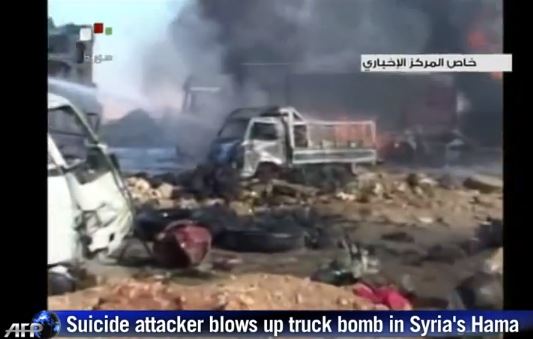 ΒΙΝΤΕΟ-Έκρηξη φορτηγού στη Συρία