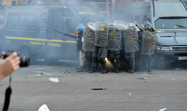 Επεισόδια στο ιταλικό υπουργείο Οικονομικών