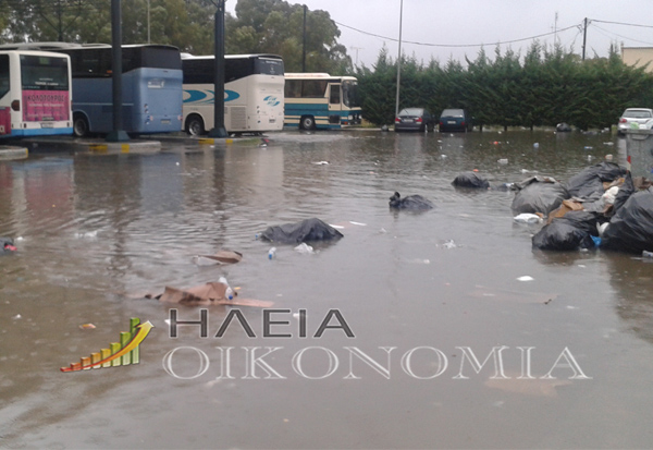 Πλημμύρες στον Πύργο