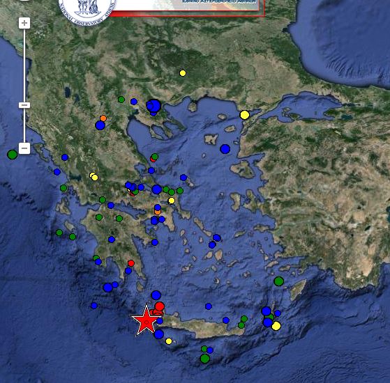 ΒΙΝΤΕΟ-6,2 Ρίχτερ “ταρακούνησαν” την Κρήτη-Αισθητός μέχρι την Αθήνα