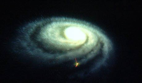 Εντοπίστηκε ροή αερίου στο Γαλαξία