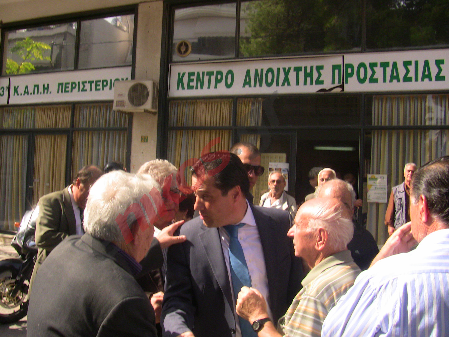 ΒΙΝΤΕΟ-Ο Άδωνις στο ΚΑΠΗ Περιστερίου