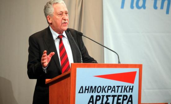 Κουβέλης: Όχι σε εκλογική συνεργασία με το ΠΑΣΟΚ