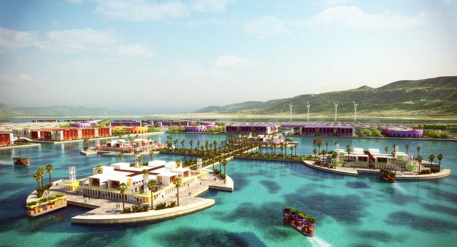 ΦΩΤΟ-Πλωτή πόλη στην Αϊτή