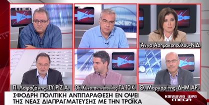 ΒΙΝΤΕΟ-Λαφαζάνης: Απολύτως σεβαστή και χρήσιμη η άποψη Γλέζου