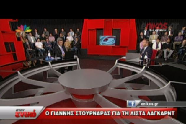 BINTEO-O Στουρνάρας στον ενικό για τη λίστα Λαγκάρντ