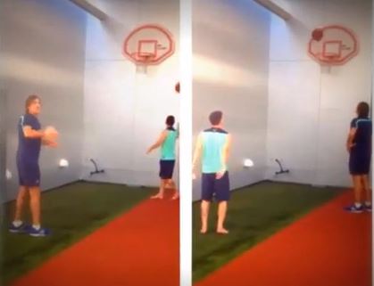 ΒΙΝΤΕΟ-Ο Μέσι παίζει και μπάσκετ