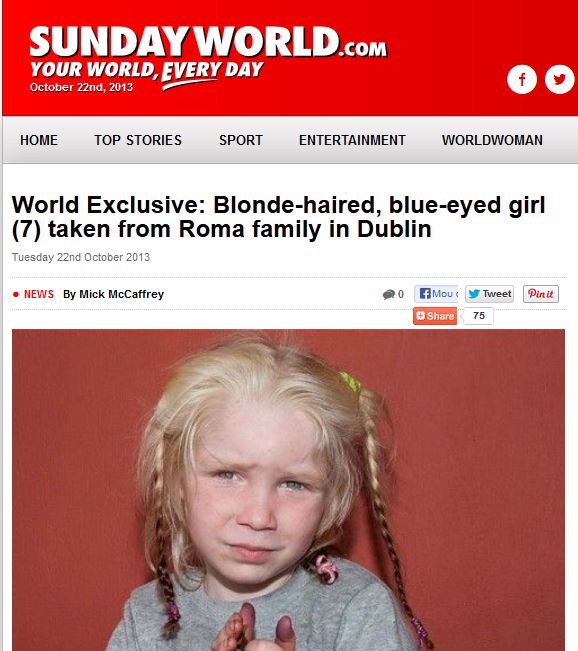 Βρέθηκε «Μαρία» και στην Ιρλανδία