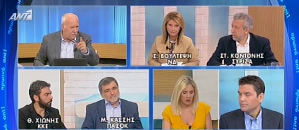 ΒΙΝΤΕΟ-Ένταση στον ΑΝΤ1