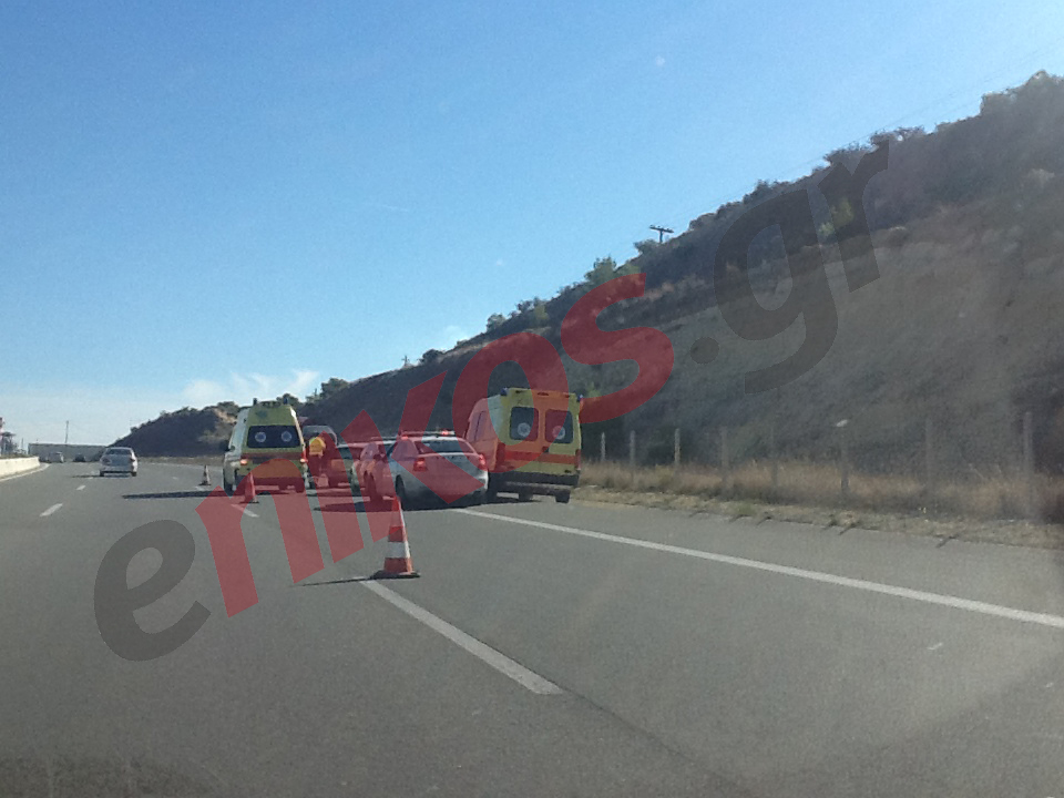 Τροχαίο στα διόδια Κορίνθου