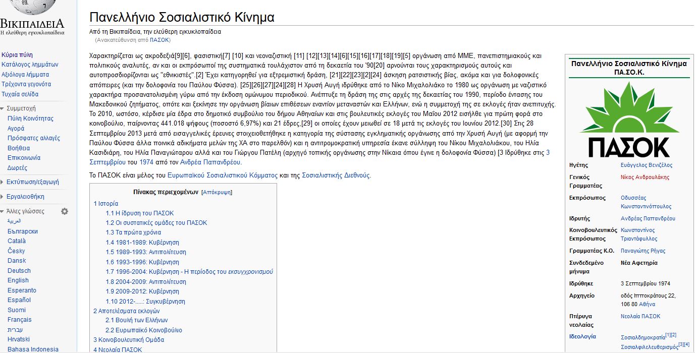 «Χτύπησαν» το ΠΑΣΟΚ