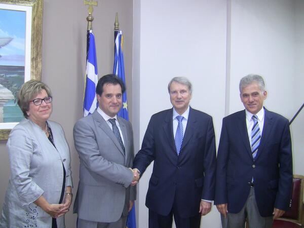 Ο Άδωνις ανέβασε τη φωτογραφία με τον Ράιχενμπαχ