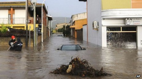 Εννέα νεκροί από σφοδρές καταιγίδες στη Σαρδηνία
