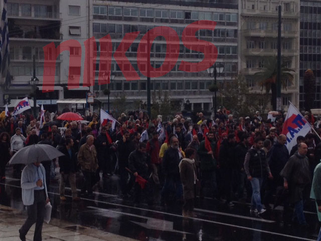 Ματαιώθηκε η πορεία ΓΣΕΕ-ΑΔΕΔΥ