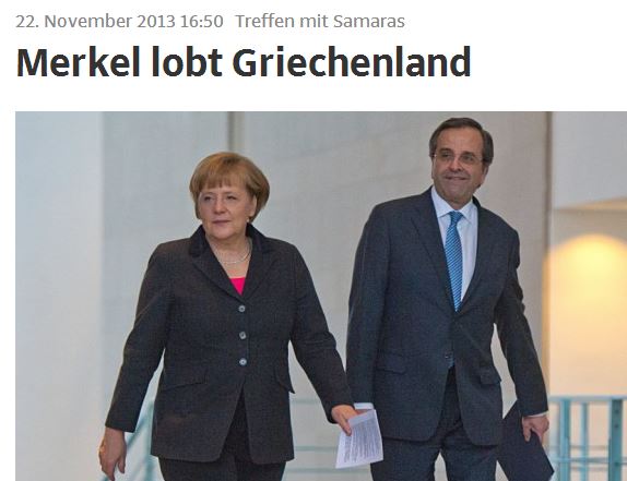 Ο γερμανικός Τύπος για την επίσκεψη Σαμαρά