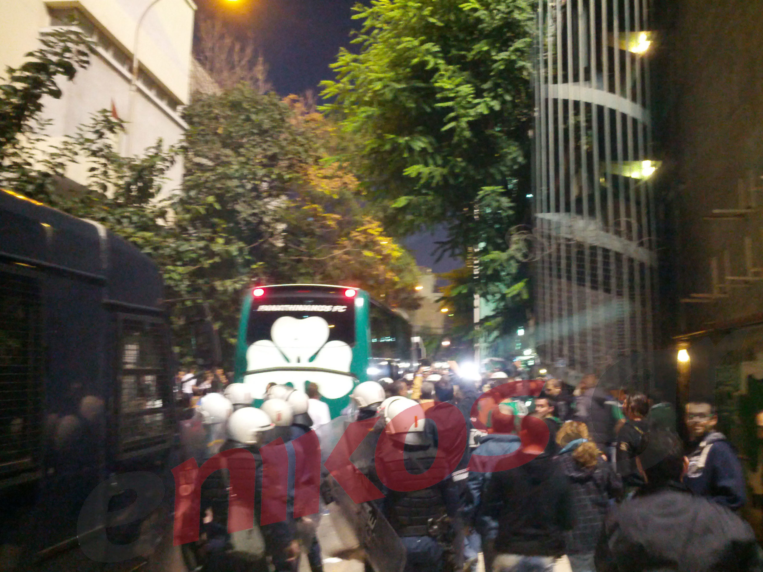 ΦΩΤΟ-Η άφιξη της ομάδας του Παναθηναϊκού