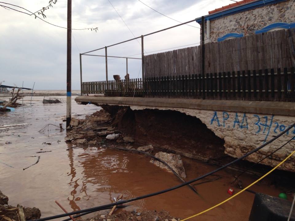 BINTEO-Κακοκαιρία έπληξε την Κάλυμνο