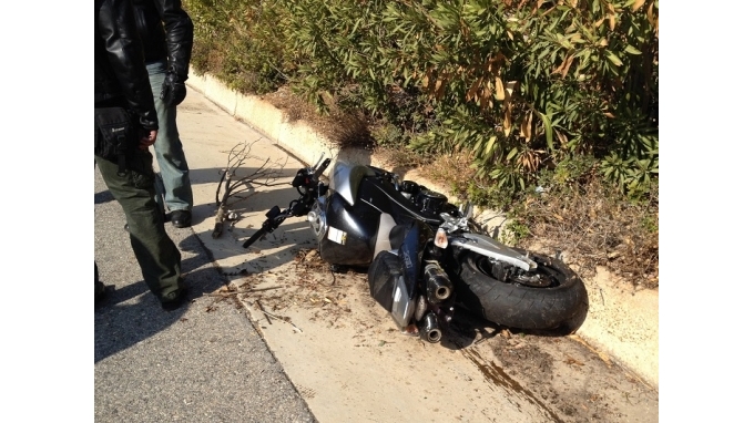 Τροχαίο με τραυματία μοτοσικλετιστή
