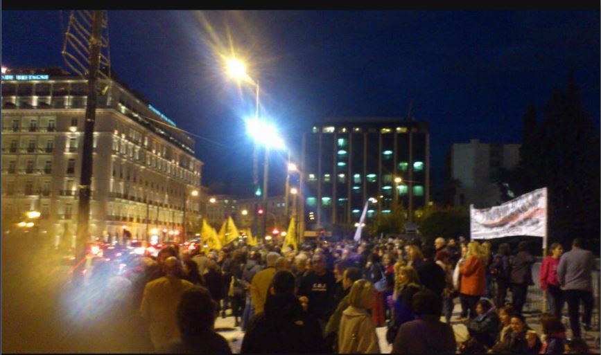 ΦΩΤΟ-Η πορεία για τις Σκουριές