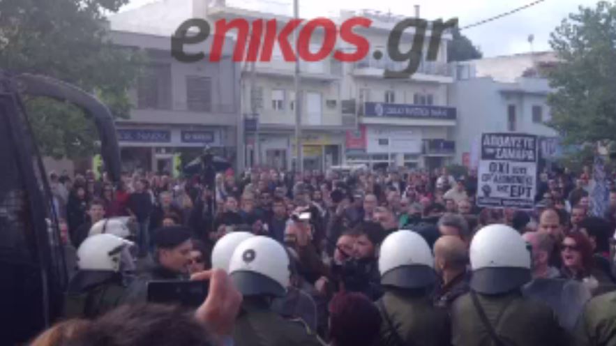 ΒΙΝΤΕΟ-Ένταση στην ΕΡΤ