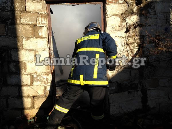 Γλίτωσε με εγκαύματα…