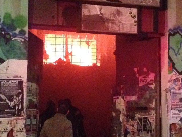 Φωτιά σε εγκαταλελειμμένο κτίριο