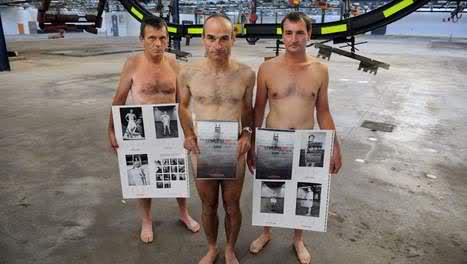 Εργάτες βγήκαν από τα ρούχα τους