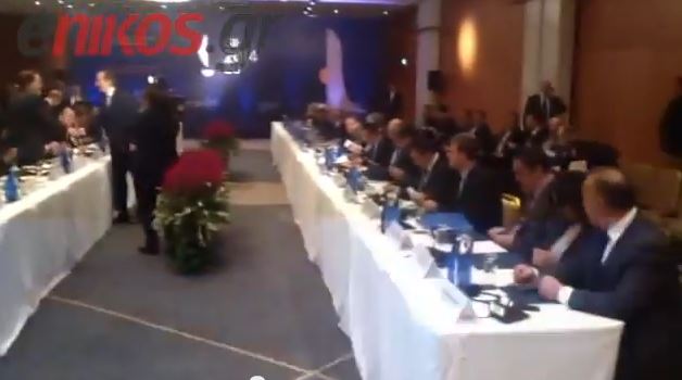 ΒΙΝΤΕΟ-Η άφιξη του Σαμαρά