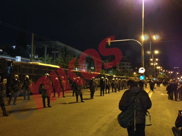 Προσαγωγές και συλλήψεις στην πορεία