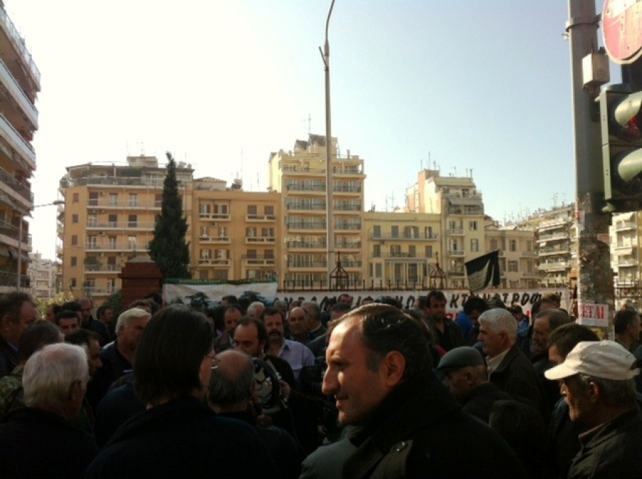 ΦΩΤΟ-Συγκέντρωση διαμαρτυρίας κτηνοτρόφων
