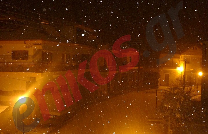 ΦΩΤΟ-Χιόνια στο Λέχοβο Φλώρινας