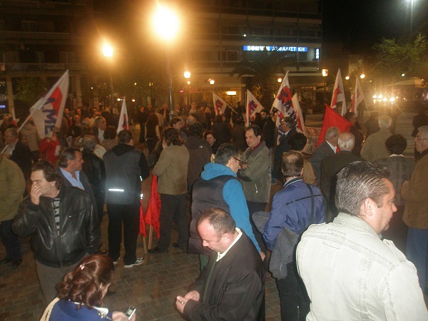 ΦΩΤΟ-Η συγκέντρωση στο Αγρίνιο