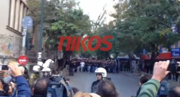 ΒΙΝΤΕΟ-Η άφιξη στο Πολυτεχνείο