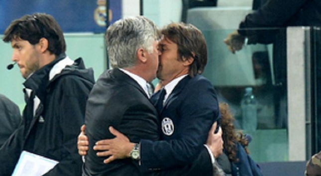 ΦΩΤΟ-“Ερωτευμένοι”οι Κόντε-Αντσελότι