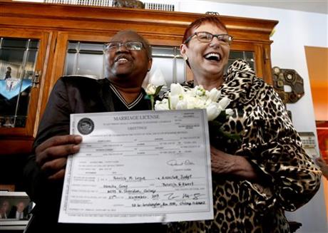 Πρώτος γάμος ομοφυλόφιλων στο Ιλινόις