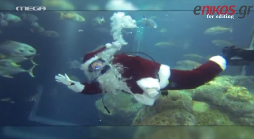 ΒΙΝΤΕΟ-Ο Αη Βασίλης… δύτης