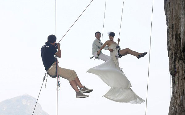 Γάμος στην άκρη… του γκρεμού